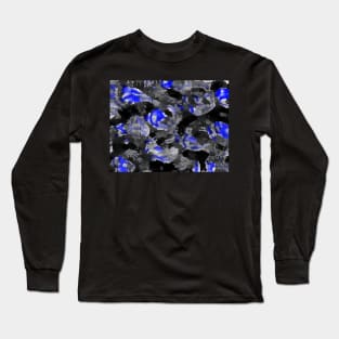 black n blue Long Sleeve T-Shirt